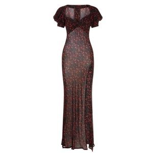 Rat & Boa Magnolia maxi dress with slit size M perfect wedding guest or hot date